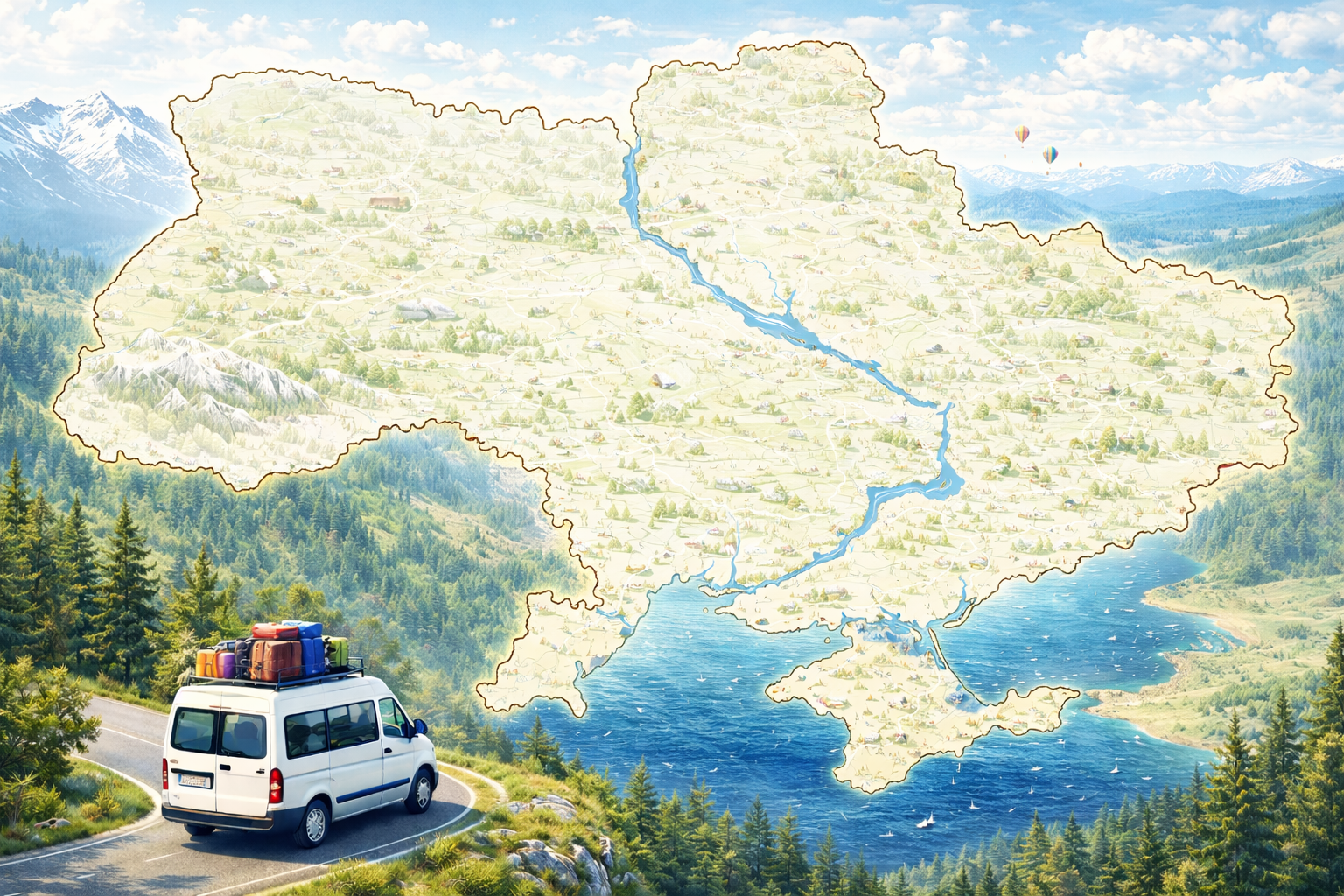 Маршрут Дніпро Буковель